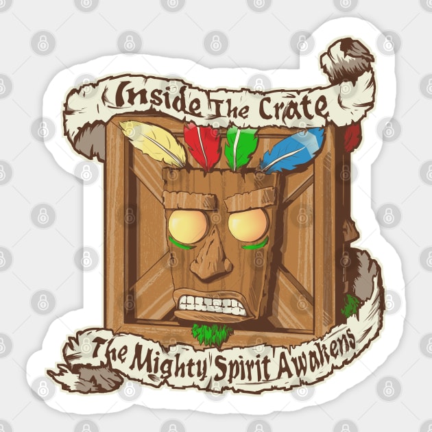 The Mighty Spirit Sticker by Lithium